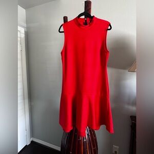 H&M Vibrant Red Sleeveless Mini Dress